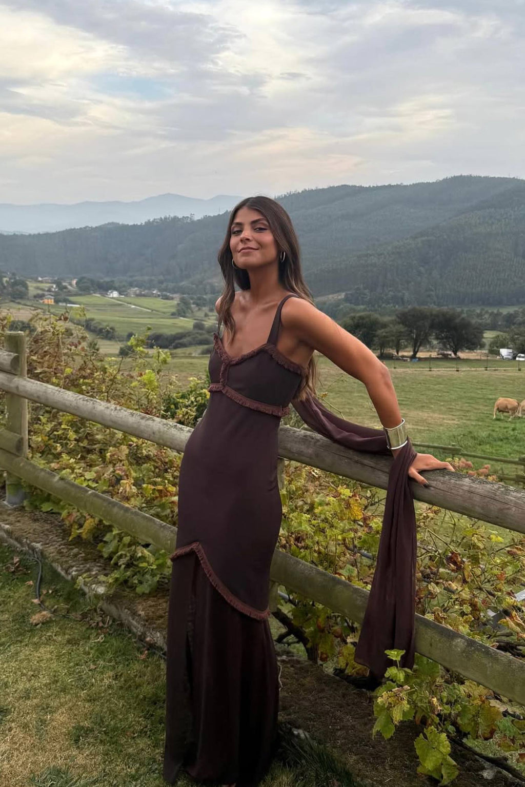 Loren Dress Brown