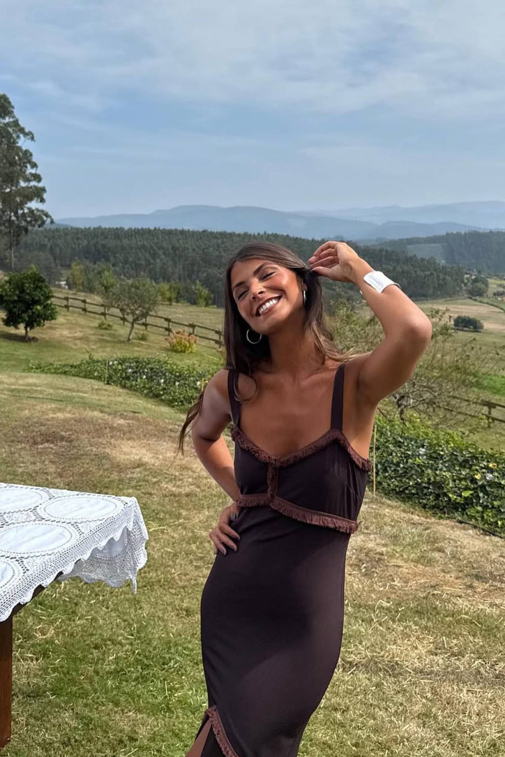 Loren Dress Brown