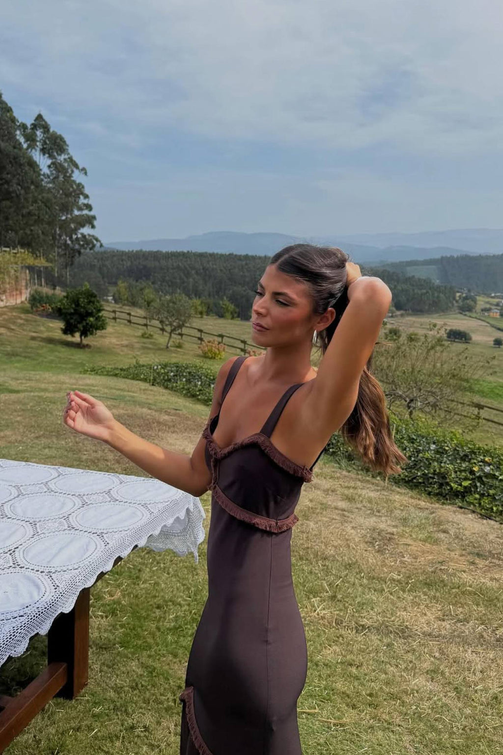 Loren Dress Brown