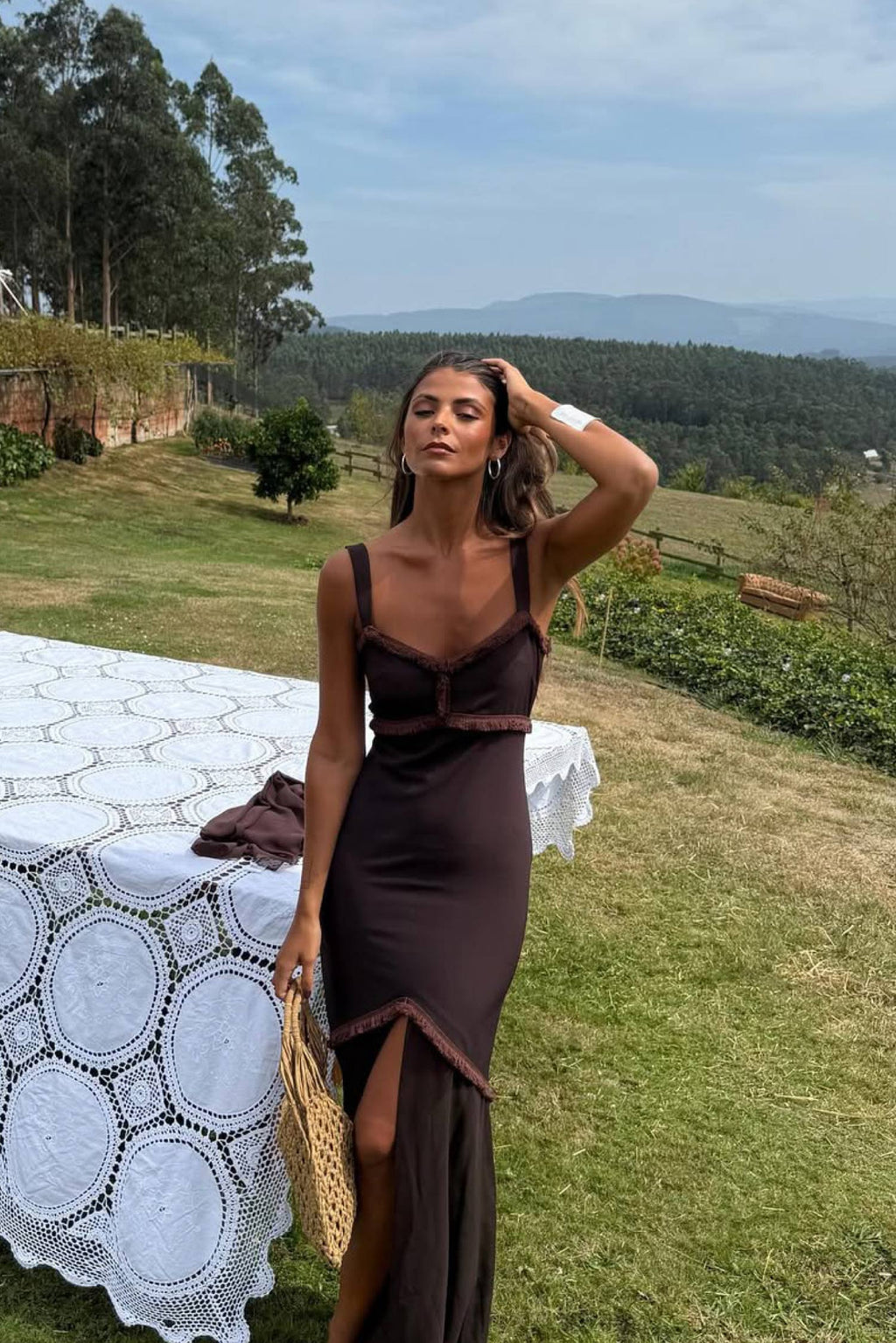 Loren Dress Brown