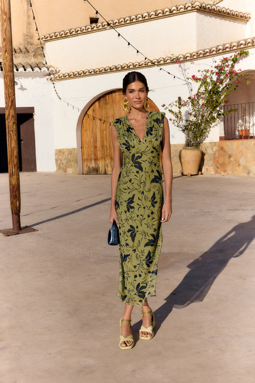 Clarissa Dress Florisse Oil