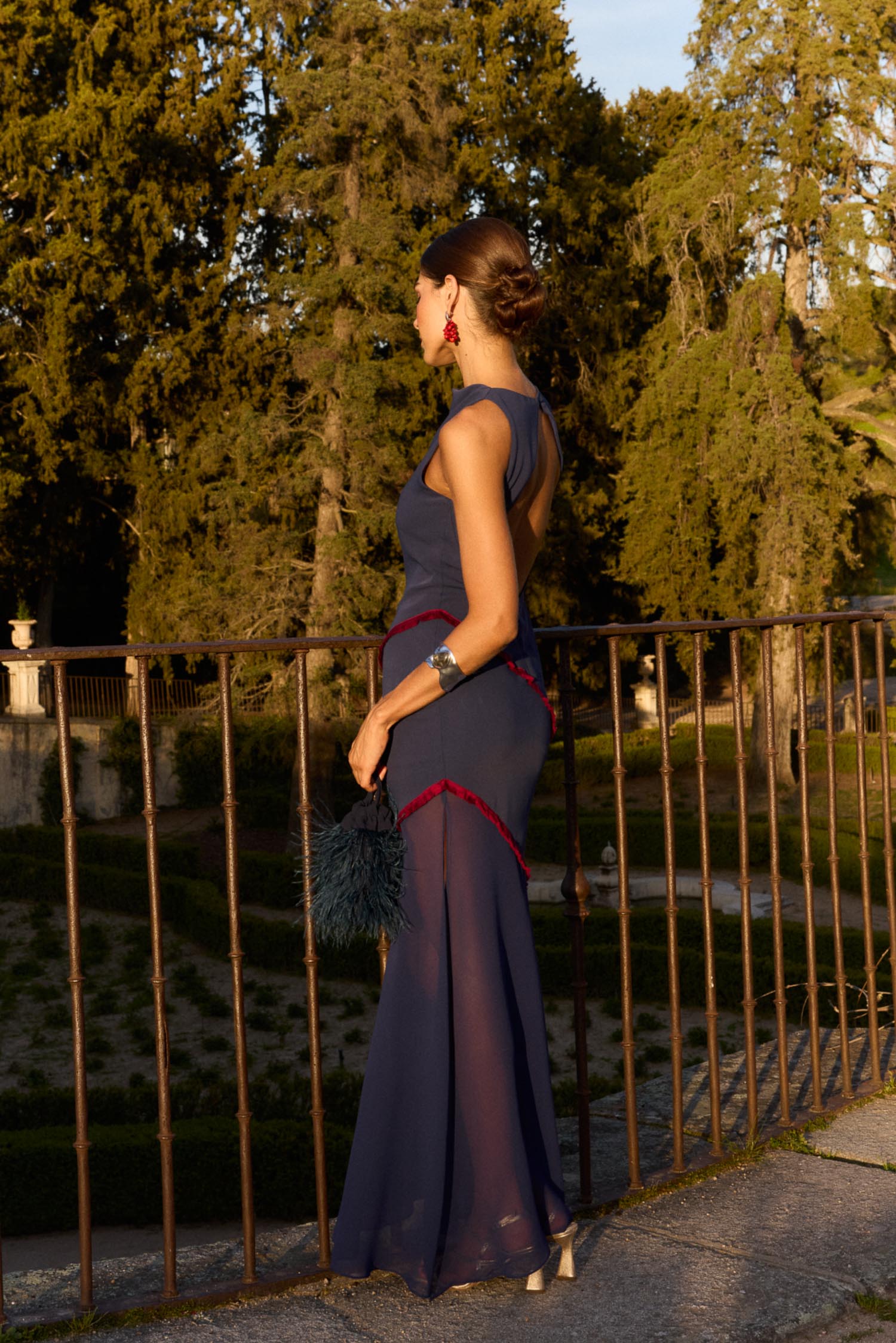 Grace Navy Dress
