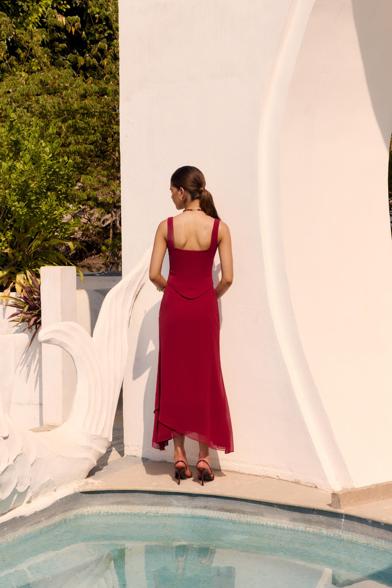 Marianela Dress Cherry